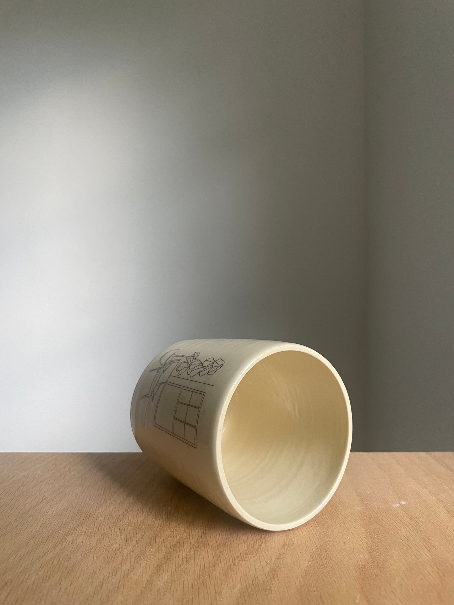 living room scene tumbler style II - speckle-free