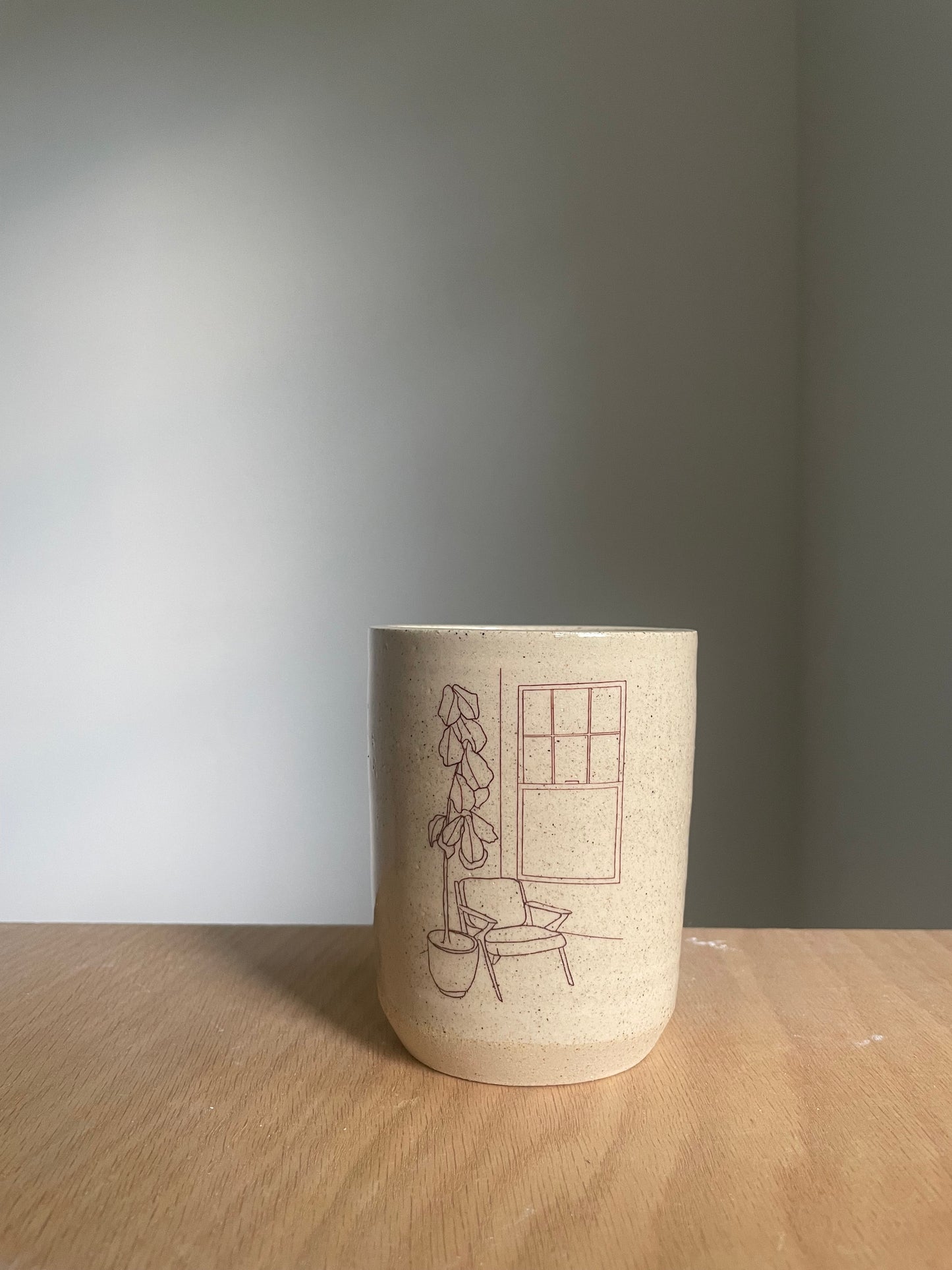 living room scene tumbler style II
