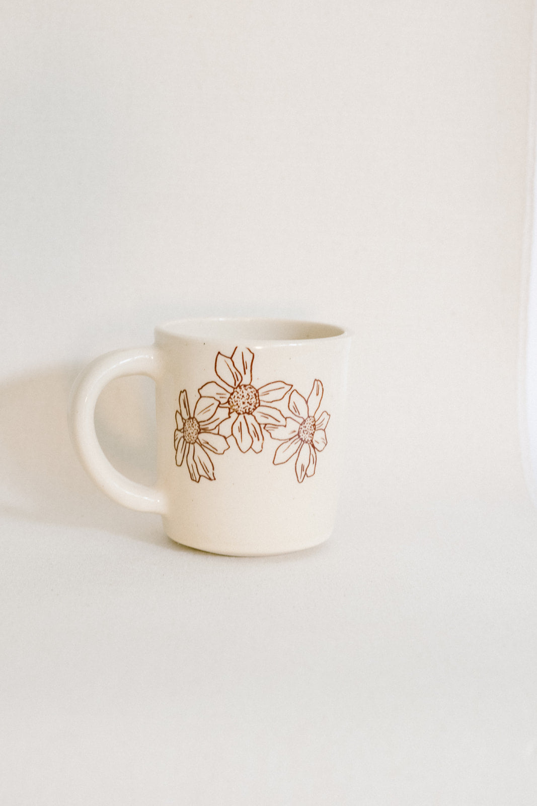 floral mug