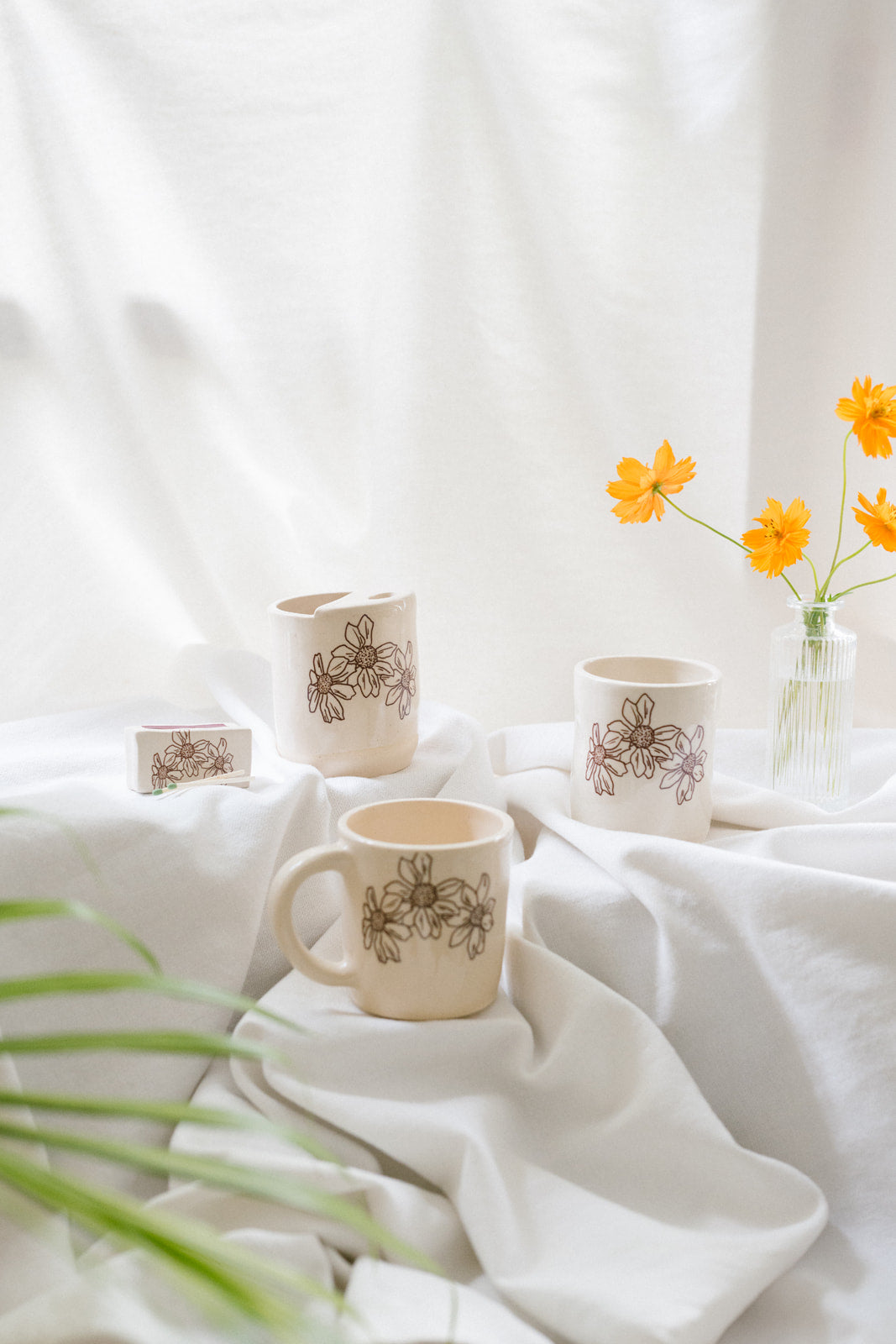 floral mug