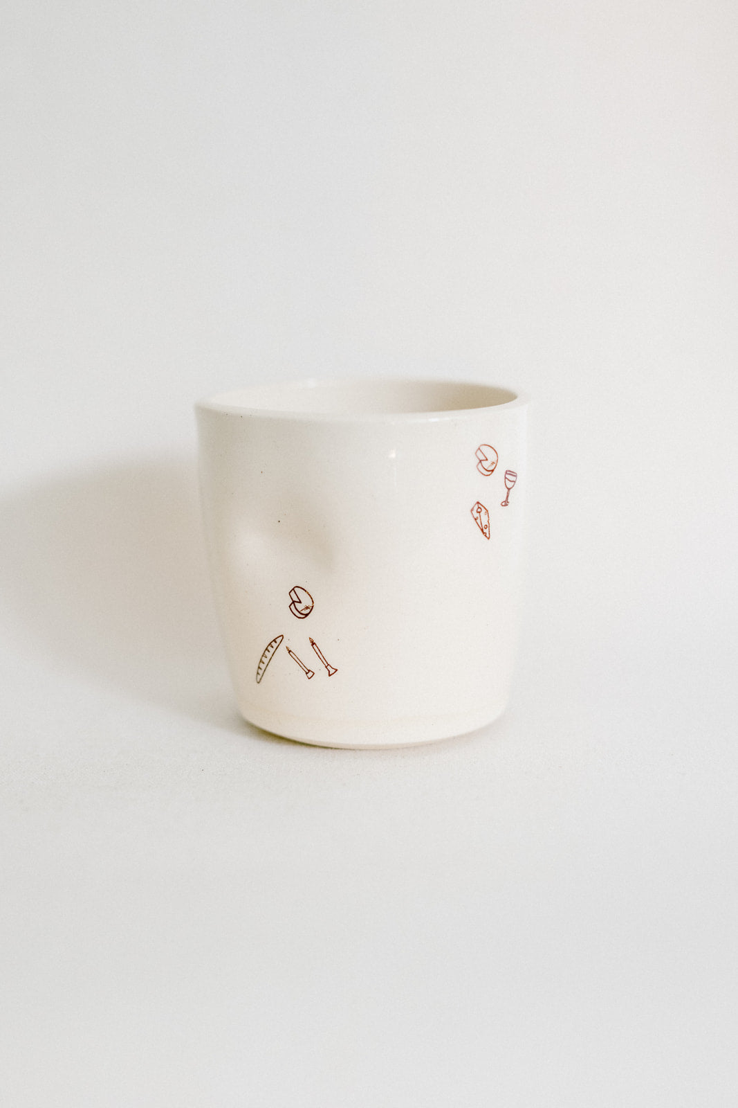 girl dinner thumb cup