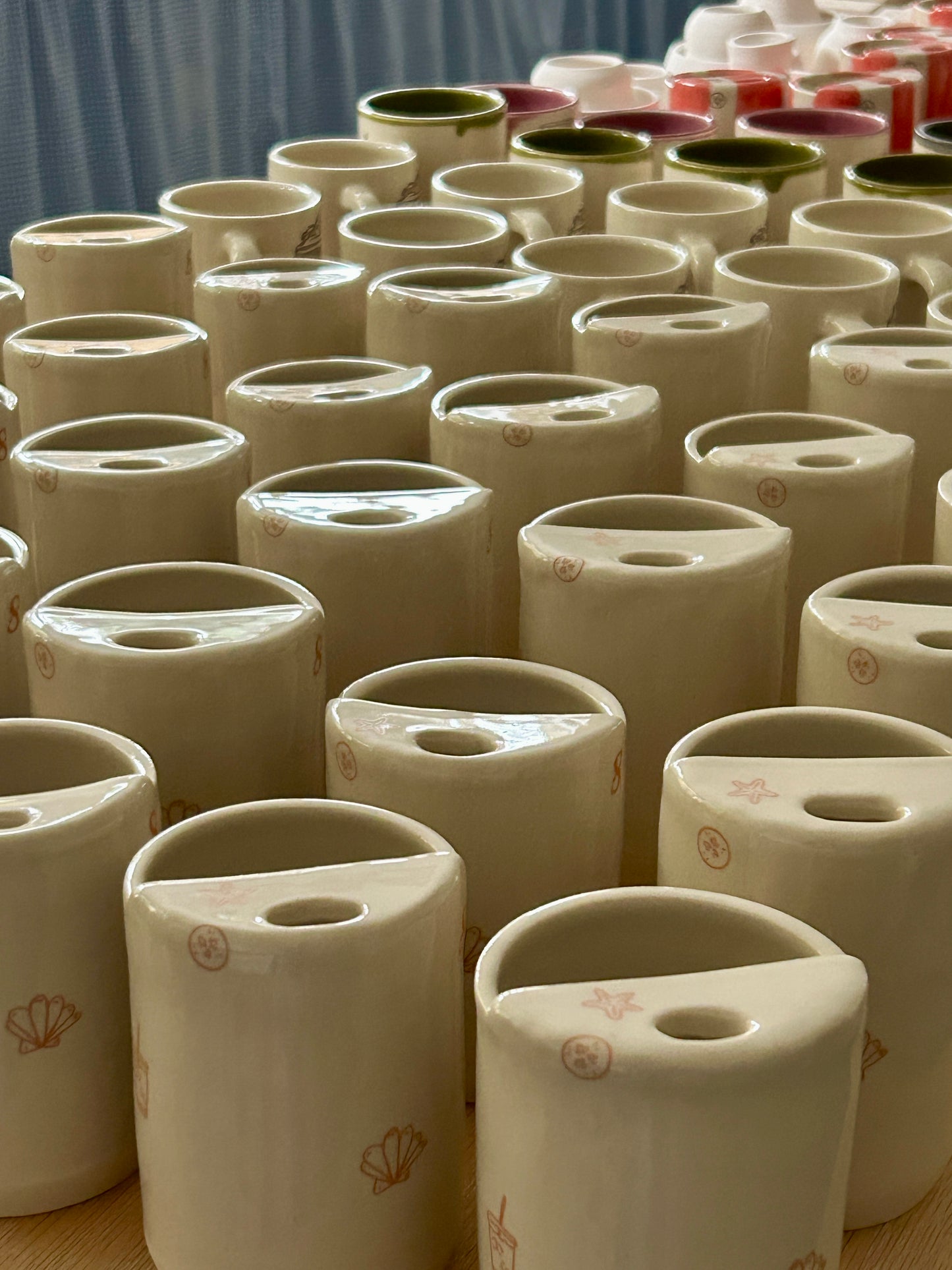 custom travel cup: pop of color