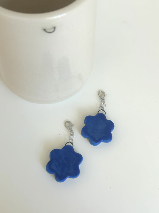 Blue Flower Charm