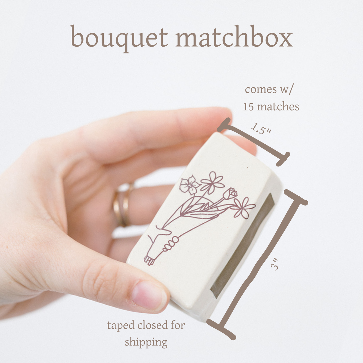 wholesale: mixed bouquet matchboxes (5)