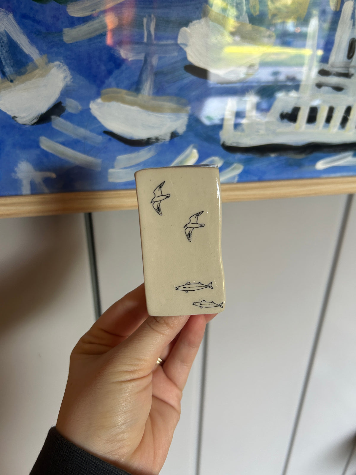 custom matchbox: black line drawings