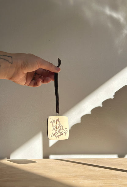 Cowboy Ornament w/ Gold