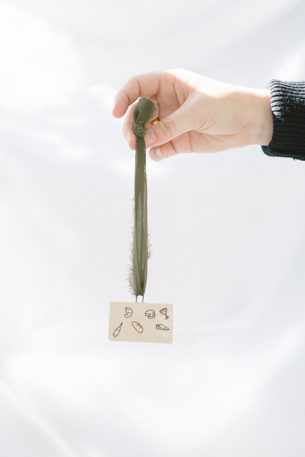 ornament: girl dinner