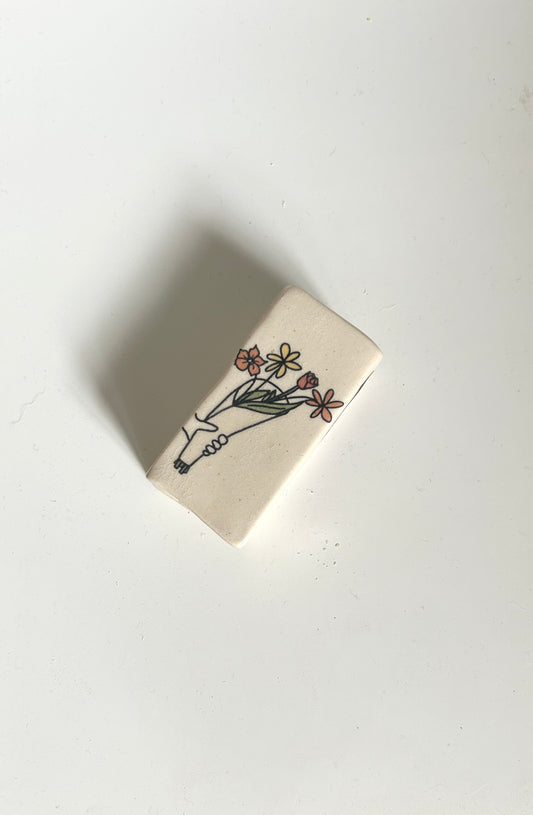 custom matchbox: color/line drawings - pop of color