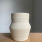 taper vase - white clay