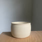 md raw clay planter - white clay