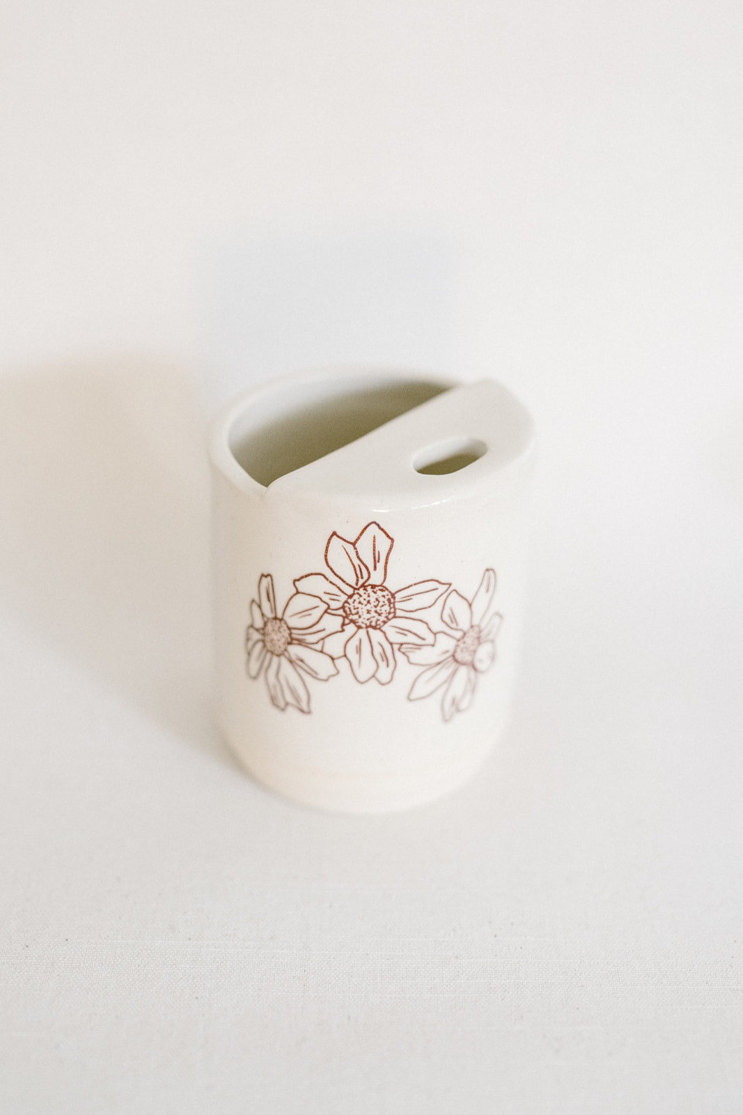floral travel cup