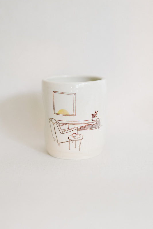 living room thumb cup
