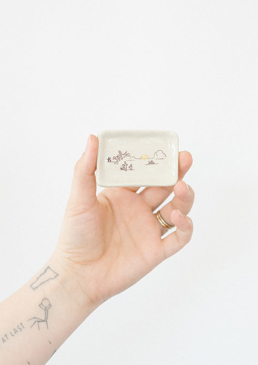 Out West Ring Dish - Gold